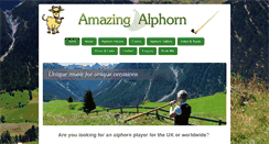 Desktop Screenshot of amazingalphorn.co.uk