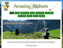 Tablet Screenshot of amazingalphorn.co.uk